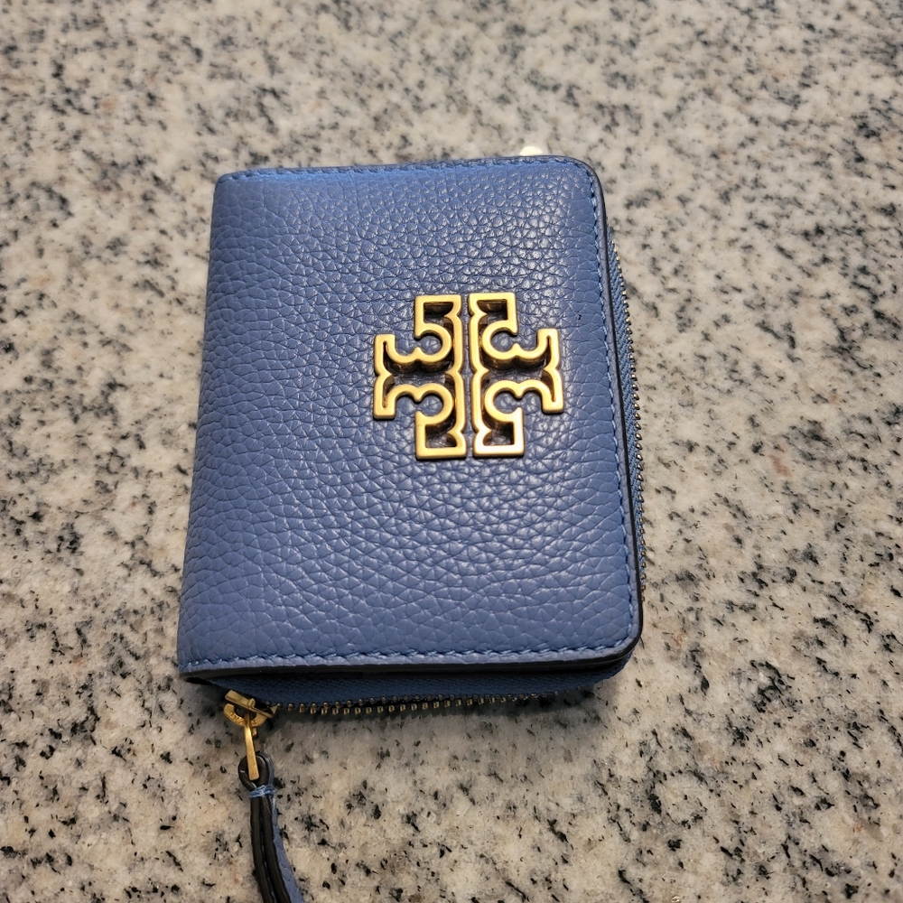 Blue Tory Burch Bifold Wallet